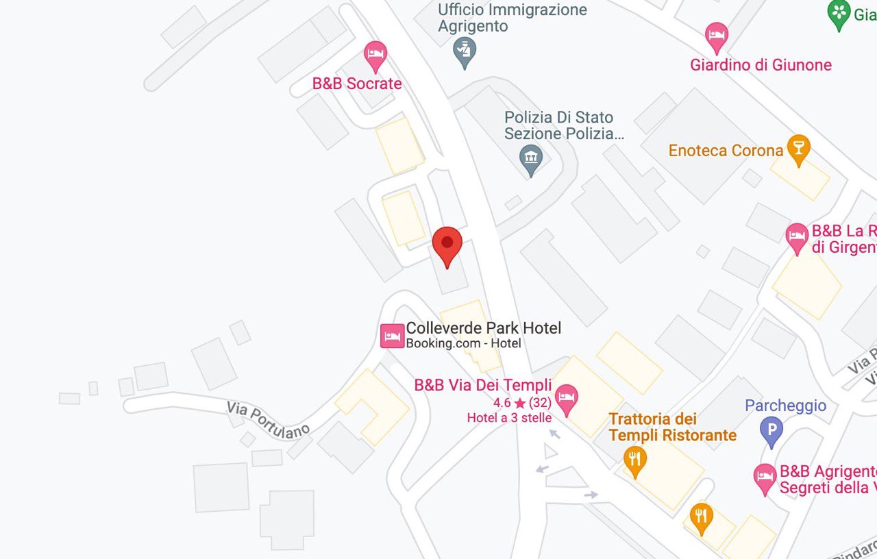 Osteon Agrigento mappa